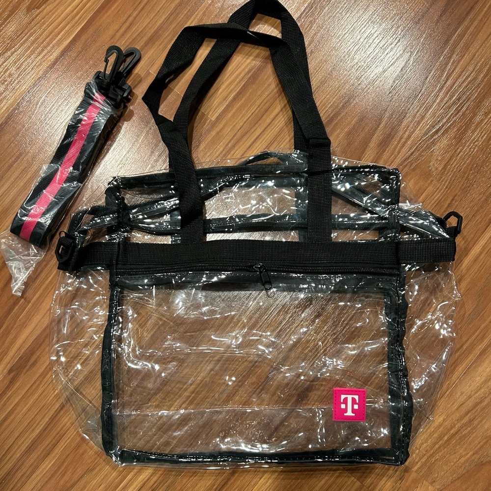 T-Mobile Stadium Game Day Bag Clear Tote Crossbody - Picture 2 of 7